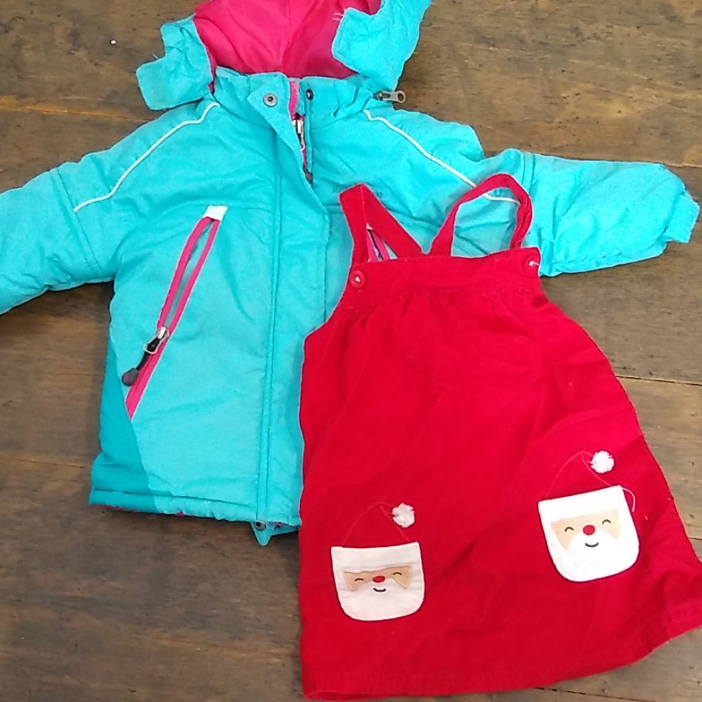 Baby coat and dress size 18mo